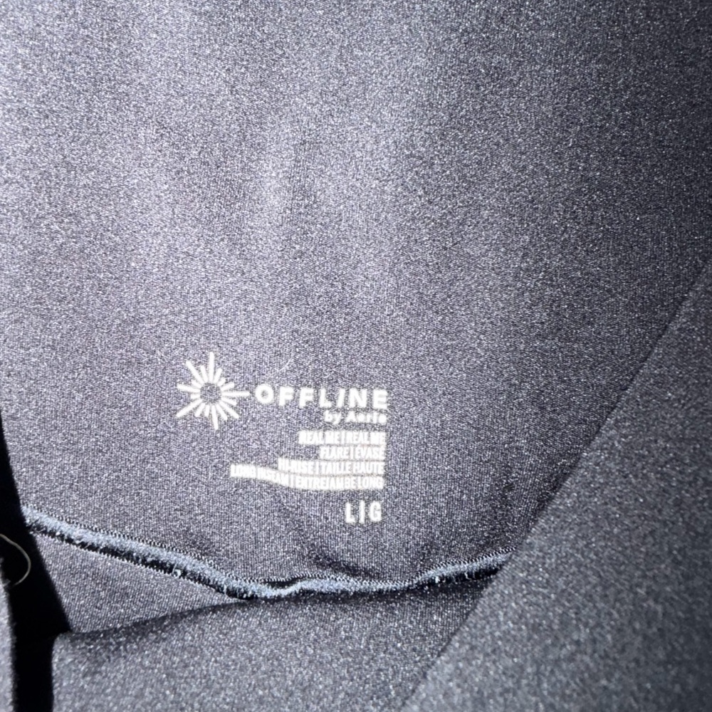Aerie offline flare crossover leggings size large - Picture 3 of 3